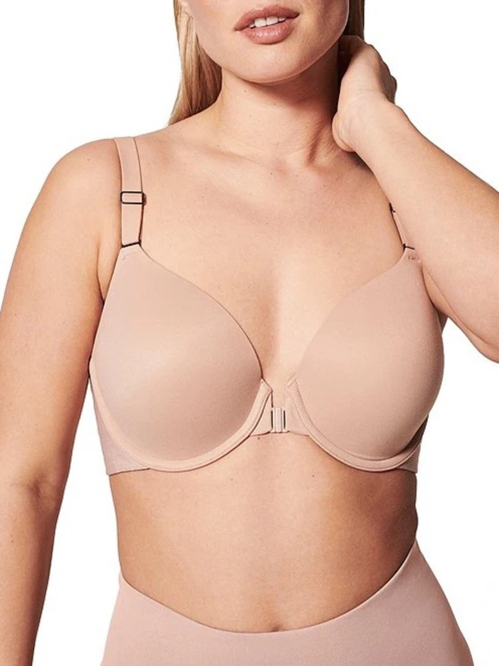 Spanx Smooth Brallelujah Adjustable Full Coverage Bra Sz 36C